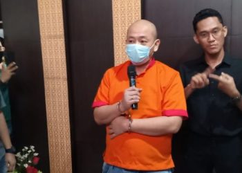 Jason Tjakrawinata (38) pelaku penganiayan perawat RS Siloam Palembang [Andika/Suara.com]