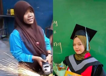 Kisah viral curhatan dulu dihina karena anak sopir angkot, kini berhasil lulus kuliah di luar negeri.Foto: Dok. Instagram @diannursiati