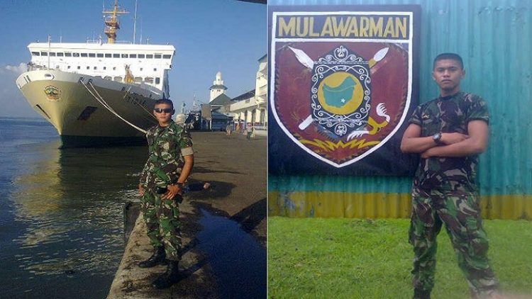 Anggota Paspampres yang bertugas sebagai Pengawal Pribadi Wapres, Praka Izroi Gajah, berasal dari Sibolga, Sumatera Utara. (Foto: FB/Izroi Gajah).