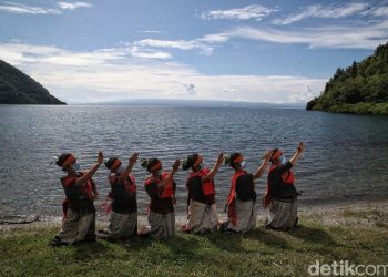 Bak di New Zealand, Begini Indahnya Desa Meat di Pinggiran Danau Toba Foto: Pradita Utama/detikcom