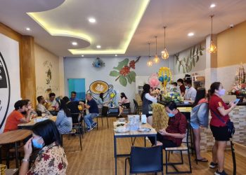 Suasana launching Re'Lyfe Coffee, Sabtu (24/7/2021).