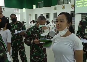 Screenshot video viral peserta tes Kowad. (dok. Instagram Kodam I/BB)