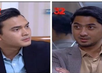 Adegan Aldebaran dan Rendy dalam Ikatan Cinta. /tangkap layar Twitter @timsesaladin/tangkap layar Instagram @timsesaladin