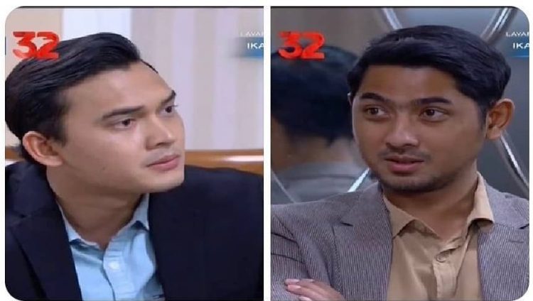 Adegan Aldebaran dan Rendy dalam Ikatan Cinta. /tangkap layar Twitter @timsesaladin/tangkap layar Instagram @timsesaladin