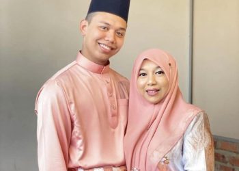 Kisah viral murid nikahi guru, beda umur 25 tahun.Foto Akmal dan Suhana. Foto: Dok. Instagram @samballana_bistro78.