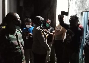 Foto suasana lokasi kejadian.