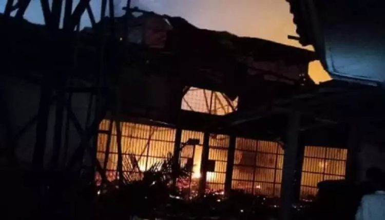 Lapas Tangerang mengalami kebakaran pada Rabu (8/9/2021) dini hari. (Foto ist).