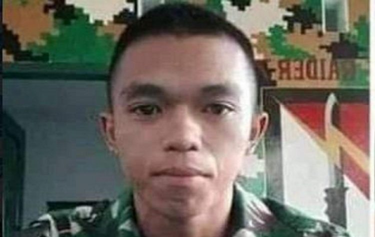 Anggota TNI AD Prada Candra Kumaralo yang bertugas di Batalyon Infanteri Raider 715/Motuliato Gorontalo diduga meninggal tak wajar. (Foto: Istimewa)