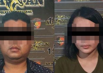 Pasangan suami istri pelaku jambret di Batam, Kepulauan Riau. [Dok Polisi]