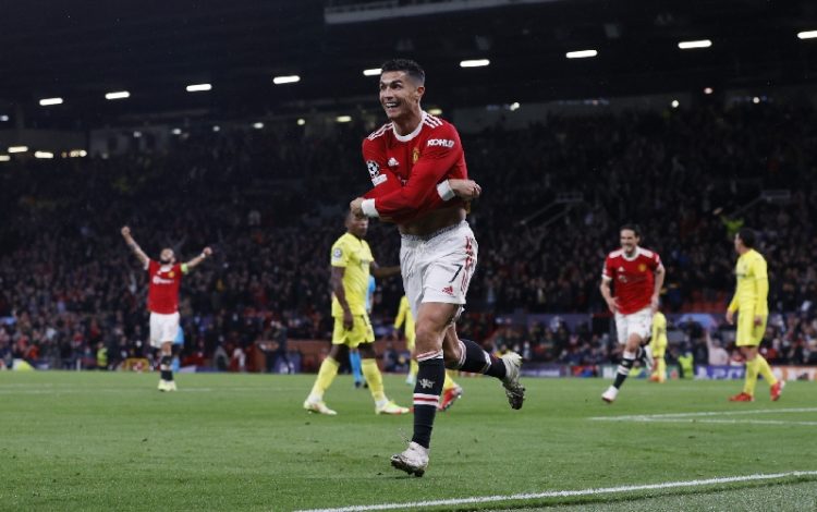 Man United Tumbangkan Villarreal di Old Trafford, Cristiano Ronaldo Cetak Gol Injury Time. (foto: REUTERS/Phil Noble)