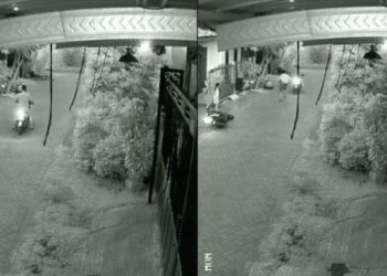 Bermodalkan Sapu, Emak-emak Gagalkan Pencurian Sepeda Motor (Instagram)