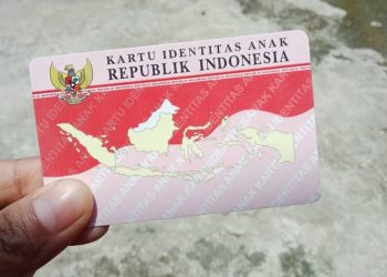 Foto ilustrasi Kartu Identitas Anak. (Int)