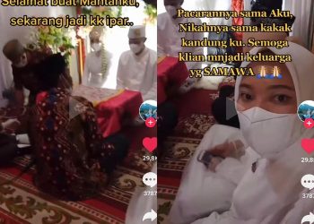 Kisah wanita yang mantan pacarnya kini jadi kakak ipar. Foto: Dok. Tangkap layar akun TikTok @virgo_2596