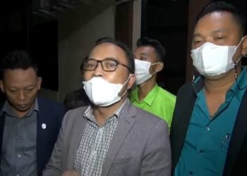 Rohman Hidayat, kuasa hukum Yosef, berharap polisi segera menetapkan tersangka kasus pembunuhan ibu dan anak di Subang. (Foto: iNews/YUDY HERYAWAN JUANDA)