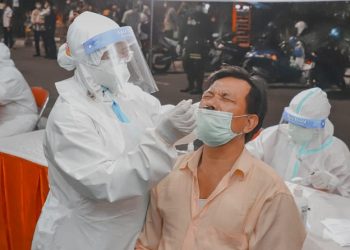 Pemkot Medan terus melakukan testing untuk memutus mata rantai penularan Covid-19. (Foto: Dok/SINDOnews)