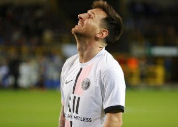 Lionel Messi absen membela PSG akhir pekan ini. (Foto: AP/Olivier Matthys)