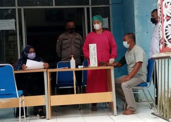 Polsek Bosar Maligas bersama Puskesmas Bosar Maligas, Kabupaten Simalungun, Provinsi Sumatera Utara, melaksanakan vaksinasi dosis ke 2, Senin (13/9/2021) pagi tadi.