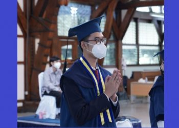 Jan Meyer Saragih, mahasiswa ITB peraih IPK tertinggi pada Wisuda Pertama ITB TA 2021/2022. Foto/tangkapan layar
