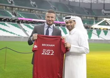 David Beckham menjadi duta Piala Dunia 2022 di Qatar. (Foto: DailyMail.co.uk)