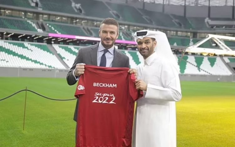 David Beckham menjadi duta Piala Dunia 2022 di Qatar. (Foto: DailyMail.co.uk)