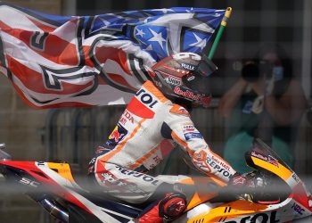 Marc Marquez juara MotoGP AS 2021 (AP/Eric Gay)
