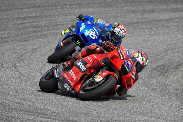 Jack Miller Tuduh Joan Mir Sengaja Tabrak Motornya di MotoGP AS 2021. Foto: MotoGP