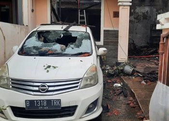 Kebakaran akibat korsleting listrik, satu keluarga tewas terpanggang di Tangerang. Foto Isty Maulidya/MPI