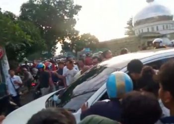 Warga di Binjai Kejar Mobil Diduga Penculik Anak. [Ist]