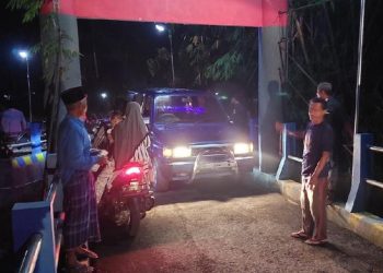Lokasi pelajar SMP loncat dari jembatan (Foto: Yakub Mulyono/detikcom)