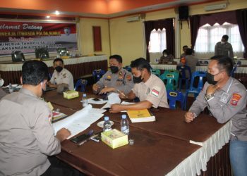 Tim Audit Kinerja Tahap II Itwasda Polda Sumut T.A 2021 kunjungi Polres Pematangsiantar.