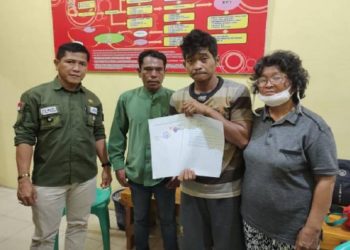 PP (58), seorang ibu asal Kampar, Riau sering dianiaya oleh anak kandungnya, Arif karena tak dikasih uang jajan. Ibunya memaafkan agar bisa keluar penjara. Foto/Ist