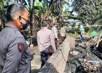 Satu Rumah di Sergai Terbakar. [Ist]