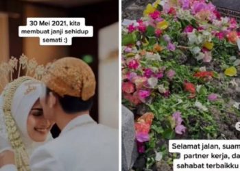 Kisah pilu seorang wanita ditinggal suami selamanya usai 25 hari menikah viral di media sosial. Kisah ini pertama kali dibagikan oleh akun TikTok @ansaaaaf. Foto/Instagram @statusfakta.