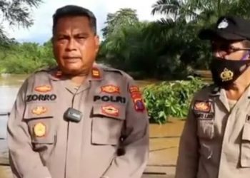 Kapolsek Muara Batang Gadis Iptu Saszoro Efendi. [Ist]