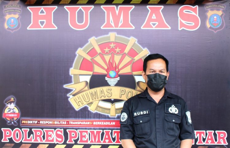 Kasi Humas Polres Pematangsiantar, AKP. Rusdi Ahya.
