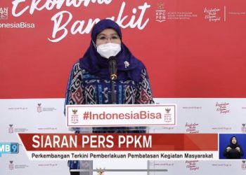 Juru Bicara Vaksinasi Covid-19 Kemkes, Siti Nadia Tarmizi memastikan kabar 4 orang terpapar Omicron tidak benar. (Foto: Istimewa)