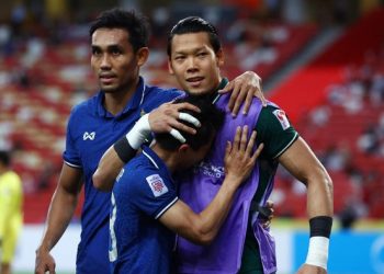 Kiper Thailand, Kawin Thamsatchanan. (Foto: Yong Teck Lim/Getty Images)