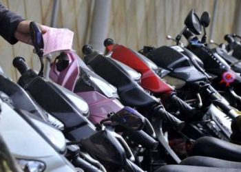 Ilustrasi beberapa motor hasil curian yang disita polisi. (Foto: Antara)
