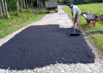 Akses jalan yang menghubungkan beberapa desa di Kecamatan Tarabintang telah diperbaiki di tahun ini.