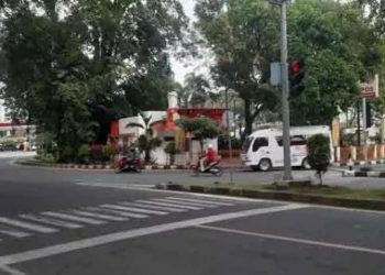 Salah satu persimpangan di Kota Medan. [Dok.Digtara.com]