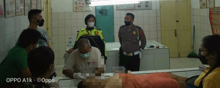 Foto korban saat di kamar jenazah RSUD Djasamen Saragih Pematangsiantar.
