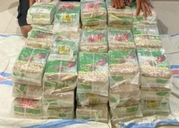 Polda Sumut menyita Barang Bukti 50 Kg Sabu. [Ist]