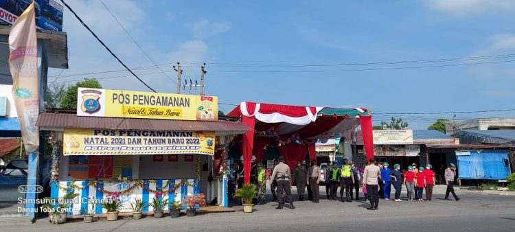 Foto Pos Pengamanan yang dibangun PT. STTC, di jalan Parapat Pematangsiantar.