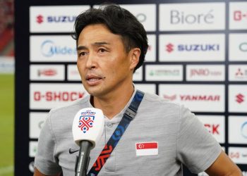 Pelatih Singapura, Tatsuma Yoshida, mengklaim The Lions tidak memiliki persiapan khusus jelang menghadapi Timnas Indonesia pada laga leg pertama semifinal Piala AFF 2020, Rabu (21/12/2021) malam WIB / Foto: AFF Cup