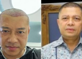 Netizen kaget melihat penampilan baru Anang Hermansyah. Kepalanya dicukur botak. Mirip kepala Raul Lemos [SuaraSulsel.id/Istimewa]