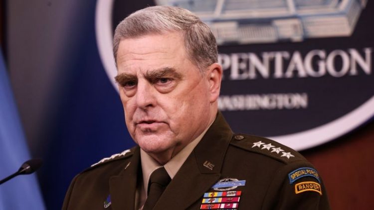 Ketua Gabungan Kepala Staf Tentara Amerika Serikat, Jenderal Mark Milley. (Foto: Reuters)