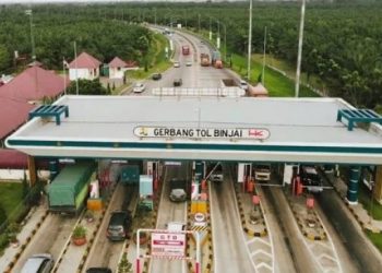 Gerbang Tol Binjai, Sumatera Utara. [Dok.Digtara.com]