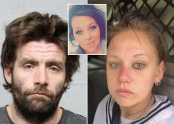 8 Brinlee Denison (25) dan Nicholas Johnson (28), pasangan di Amerika Serikat (AS) membunuh Sarah Maguire (29). Pasangan itu kemudian berhubungan seks di ranjang korban saat korban sekarat. Foto/New York Post