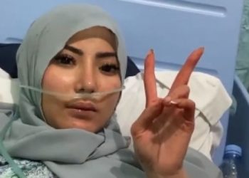 Kondisi Ayu Aulia setelah melakukan percobaan bunuh diri [Instagram/@fahmiaditian]