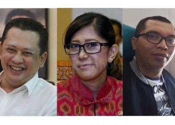 Ketua MPR RI Bambang Soesatyo, Anggota Komisi I DPR RI Meutya Hafid, dan Anggota Komisi II DPR Achmad Baidowi pernah menjalani profesi sebagai wartawan. FOTO-FOTO/DOK.SINDOnews